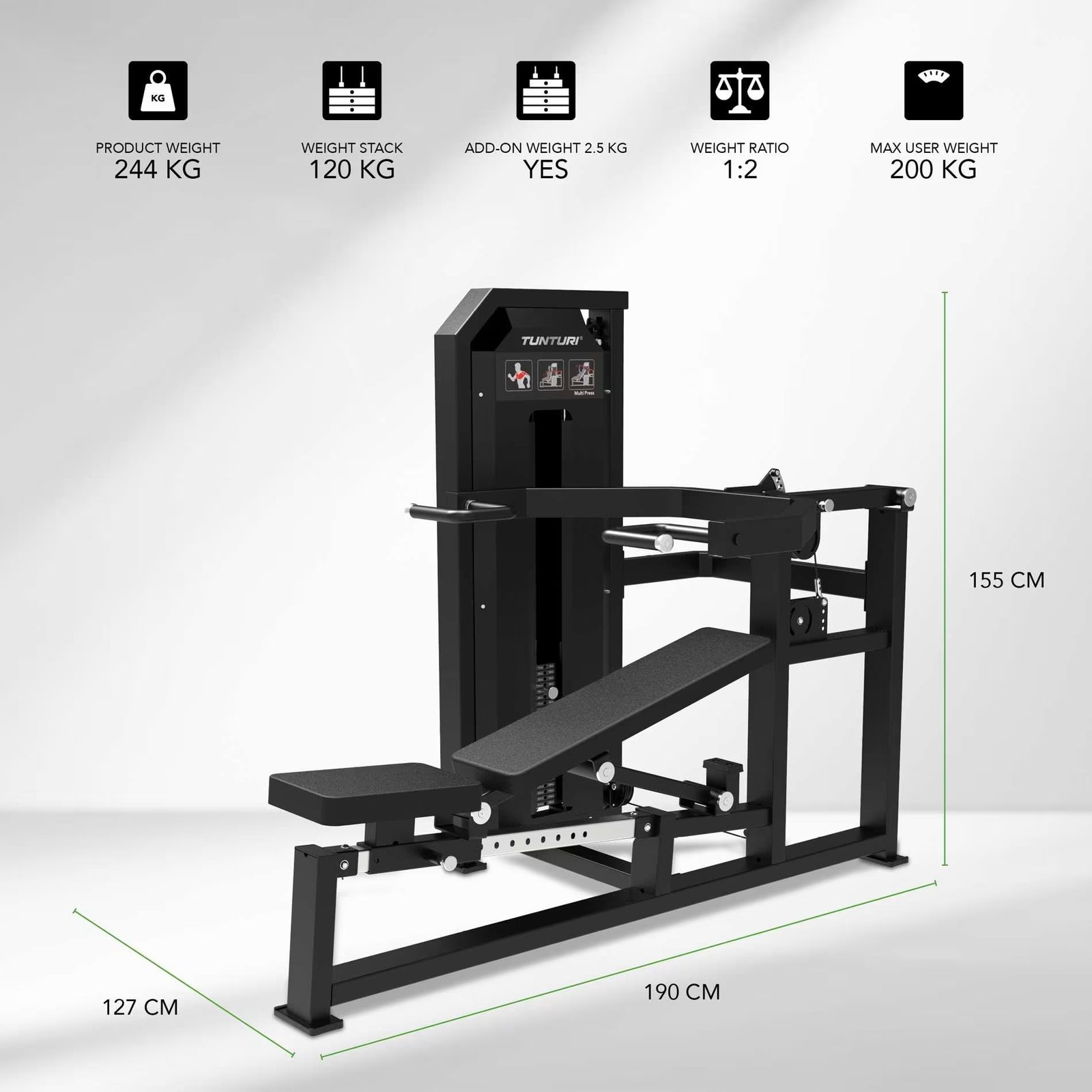 Tunturi Platinum Multi Press - V-series