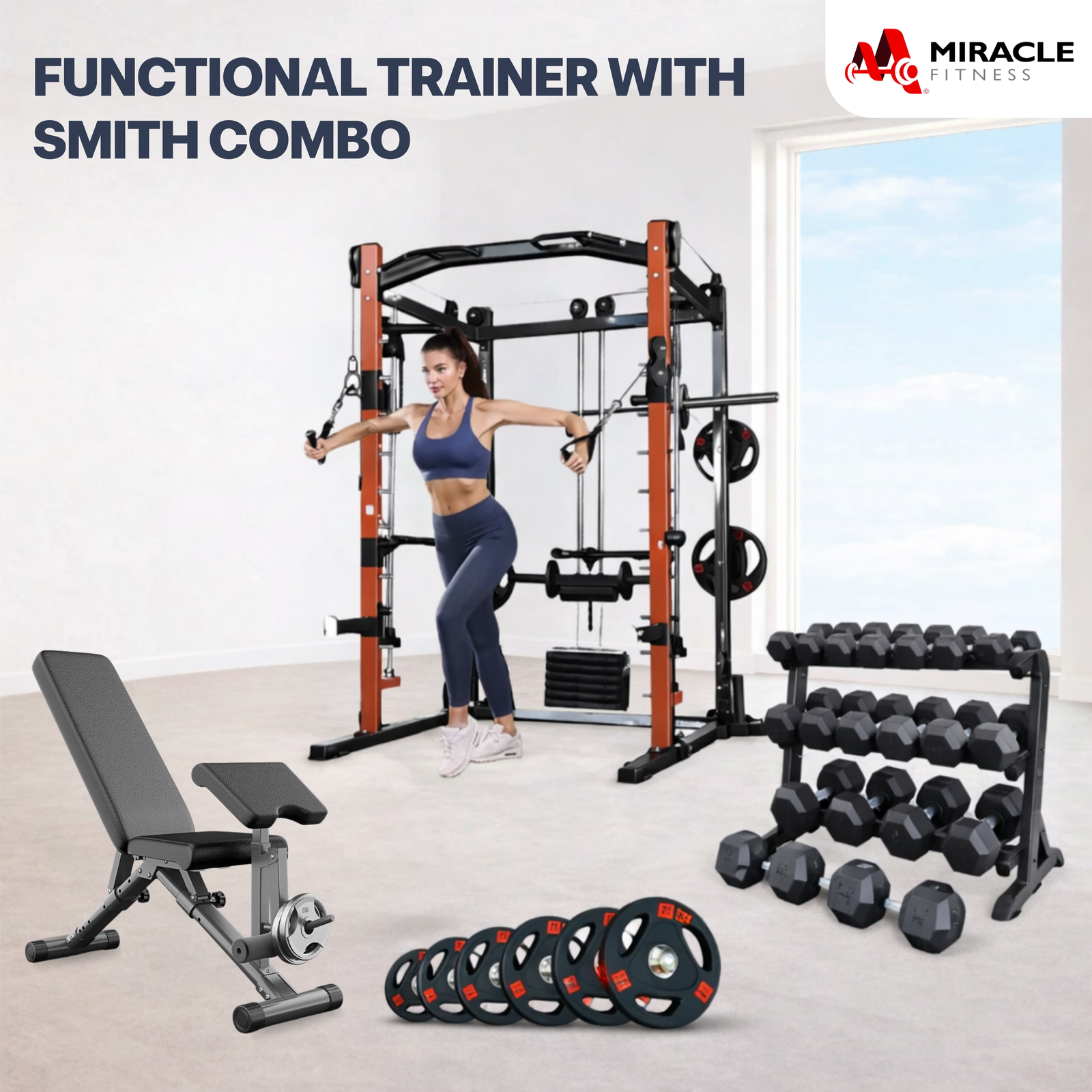 All in One Multifunctional Fitness Home Gym Trainer