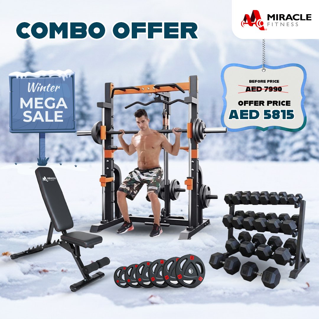 Miracle Fitness Functional Trainer with Smith Machine