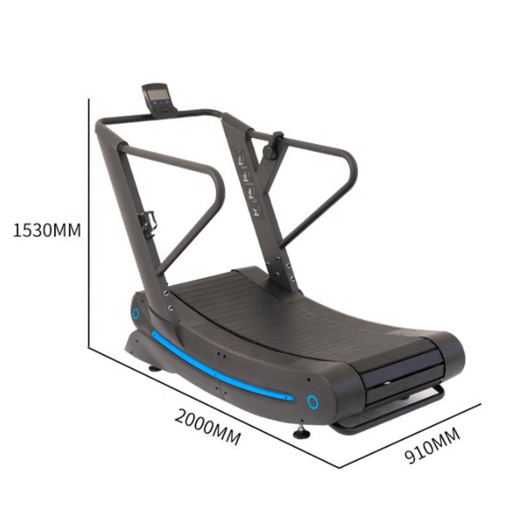 Body Strong Commercial Air Runner Curve Treadmill XZ800