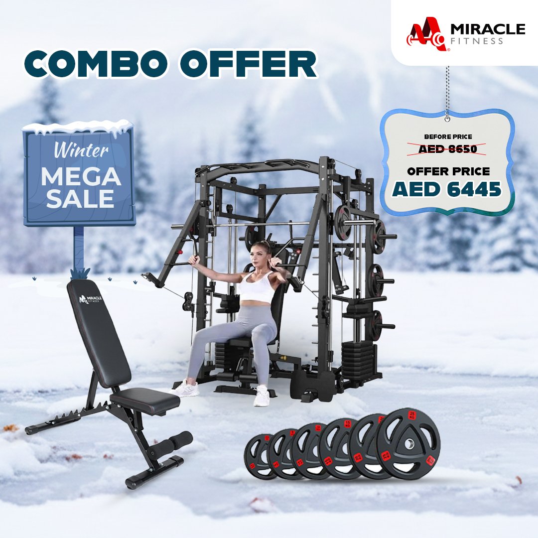 Miracle Fitness All-in-One Functional Trainer Combo