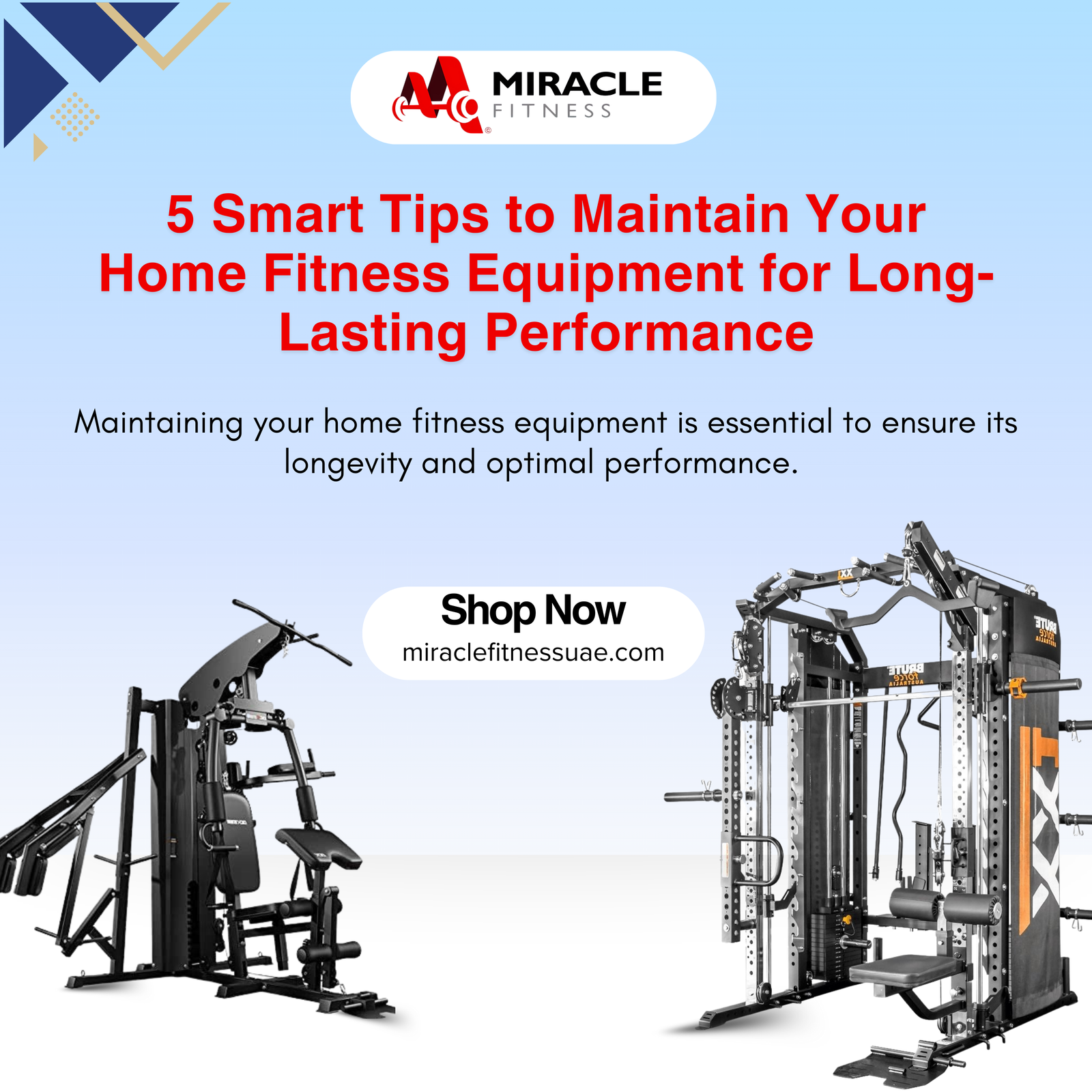 5 Smart Tips to Maintain Your Home Fitness Equipment for Long-Lasting Performance
