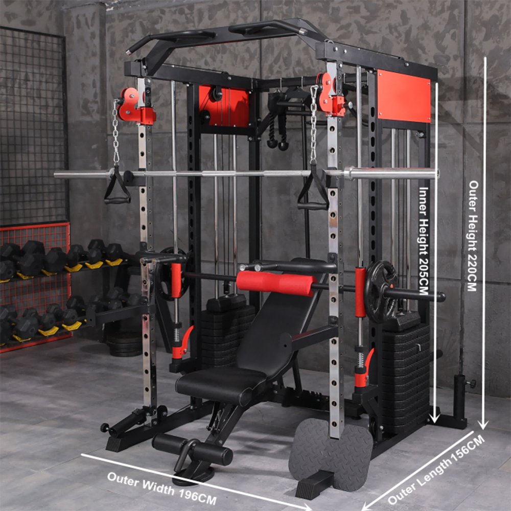 Body Strong Multi-Functional Power Rack Smith Machine