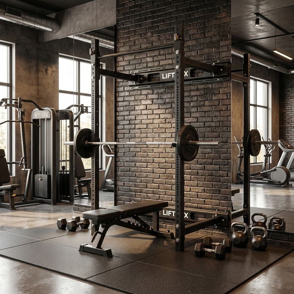 Liftdex Wall Mounted Foldable Squat Rack