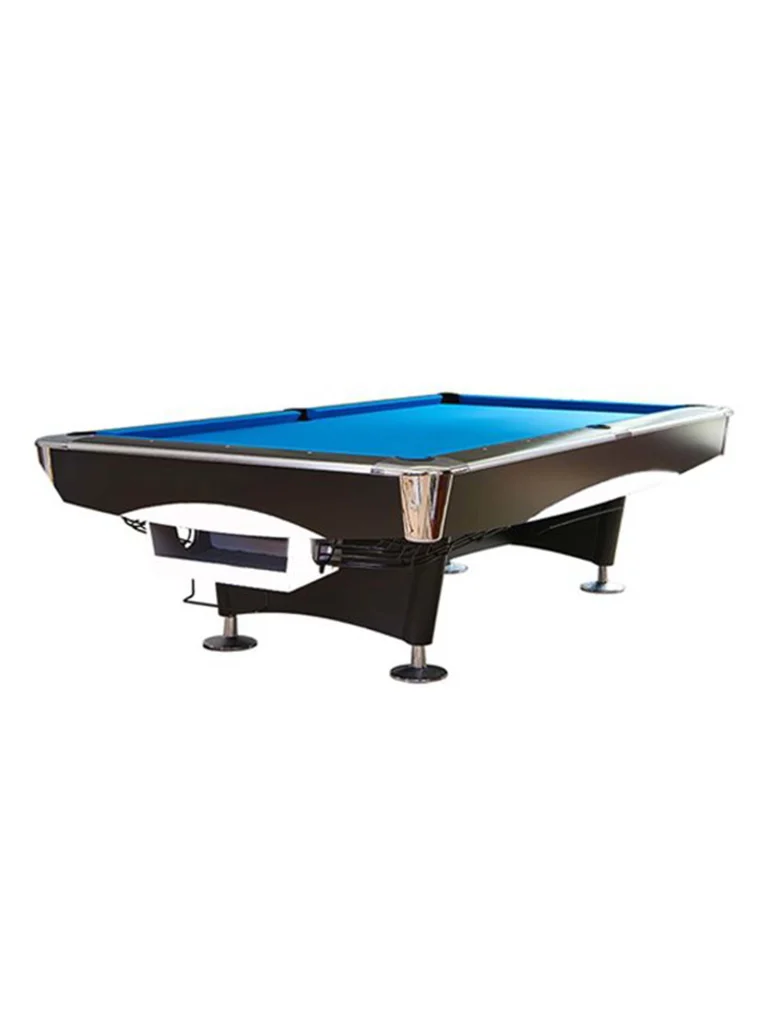 Knightshot Spyder Commercial Pool Table| Black Finish|8 FT