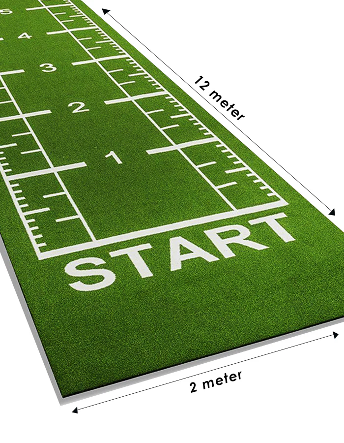 Miracle Fitness Fitness Professional Artificial Lawn / Sled Track with Numerics - 10 Meters