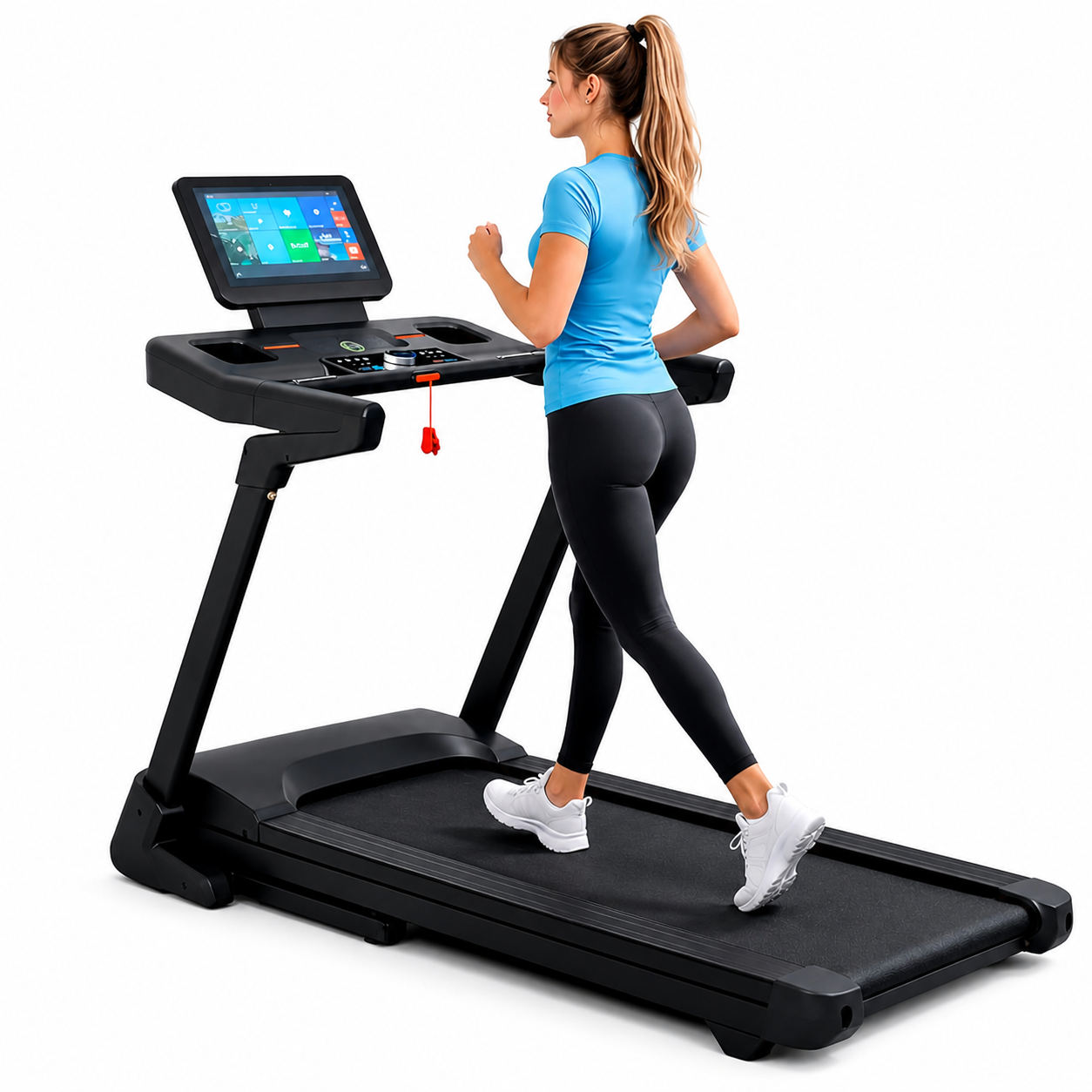SKY Home Treadmill with 15.6” TFT Screen, 6.0HP Peak Motor