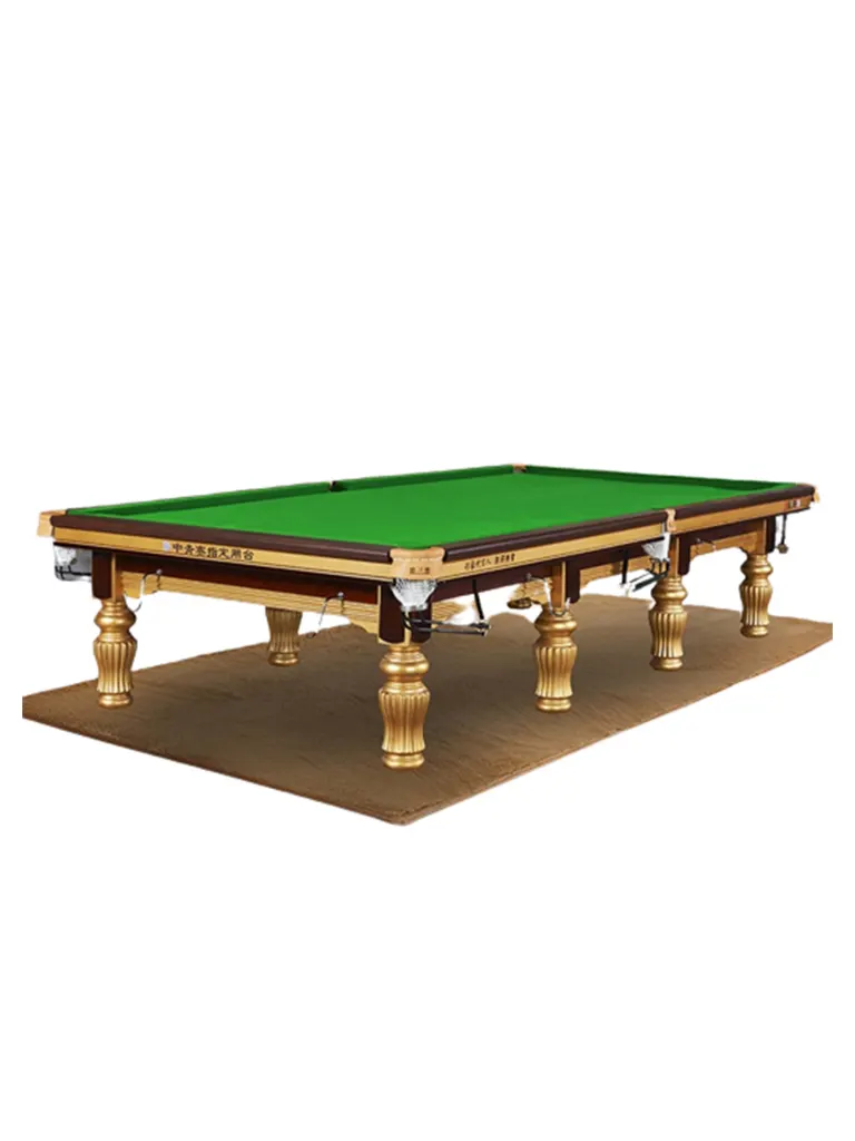 Xing Jue Professional Snooker Table| Steel Cushion/Gold | 12 FT