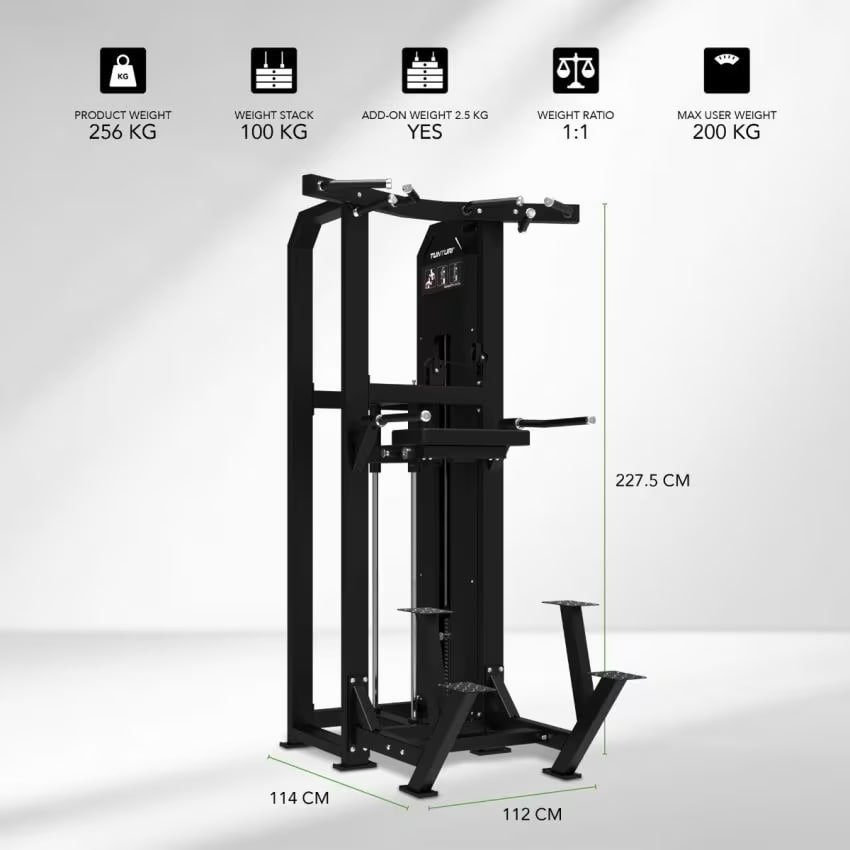Tunturi Platinum Dual Assisted Chin Up/Dip - V-series