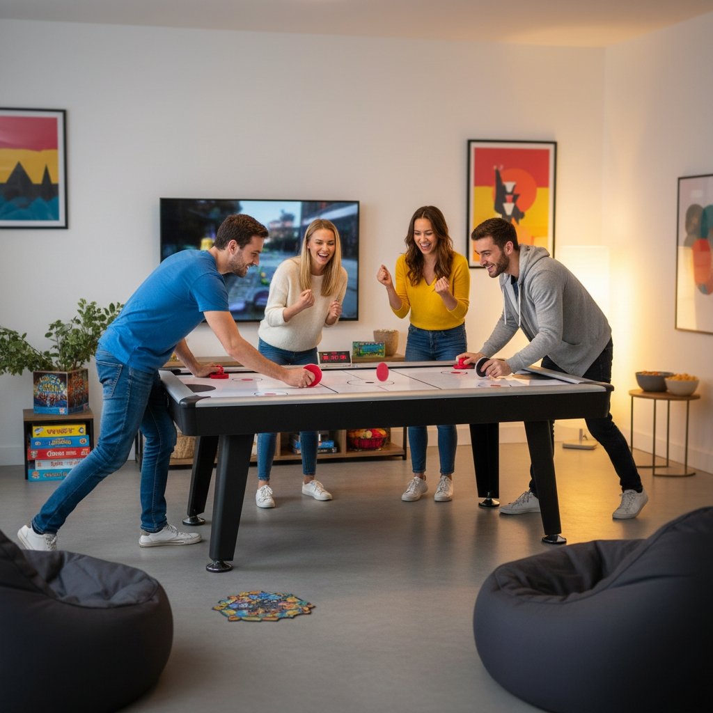 Toronto Air Hockey Table with Electronic Scorer | 7 Feet