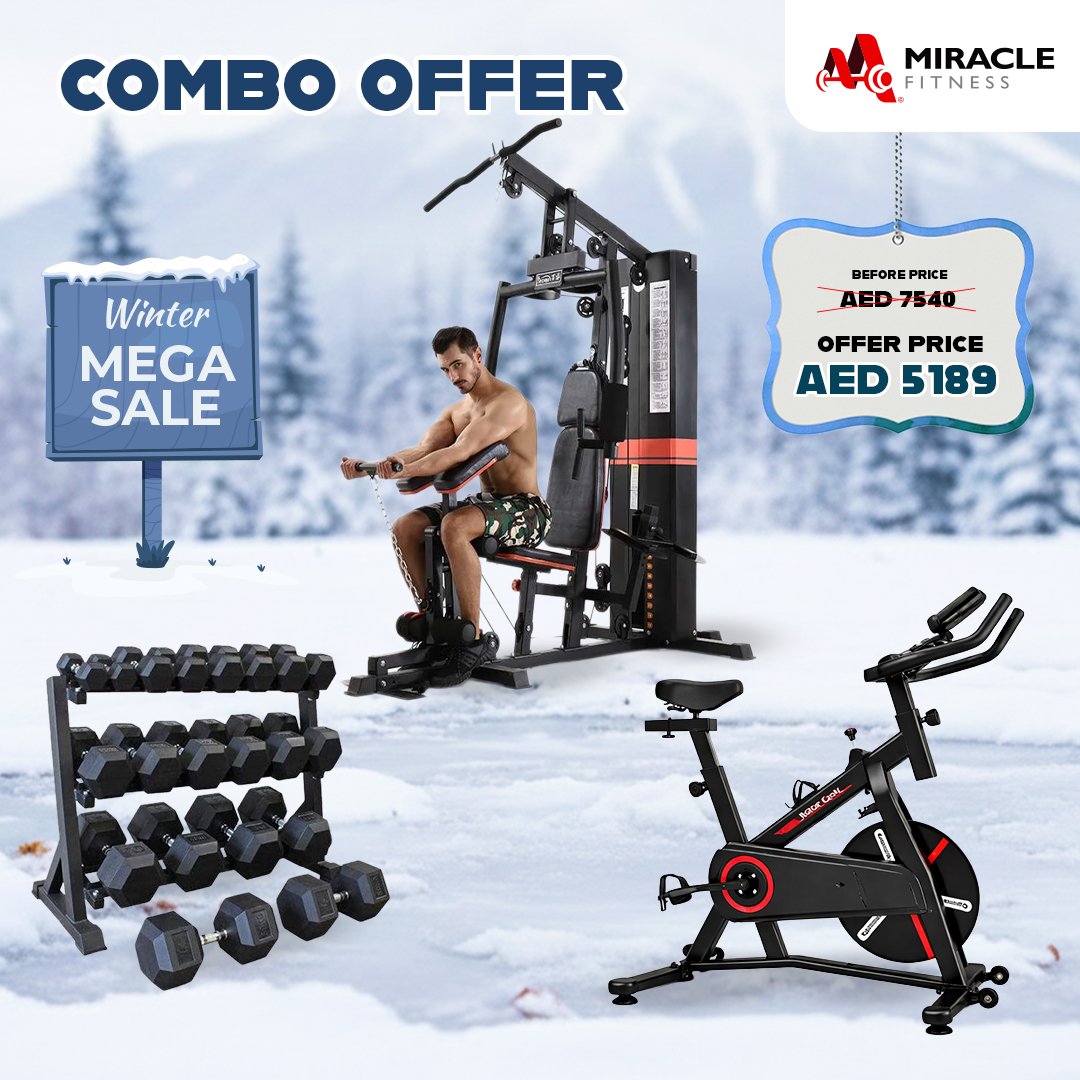 Home Gym Equipment Combo Set