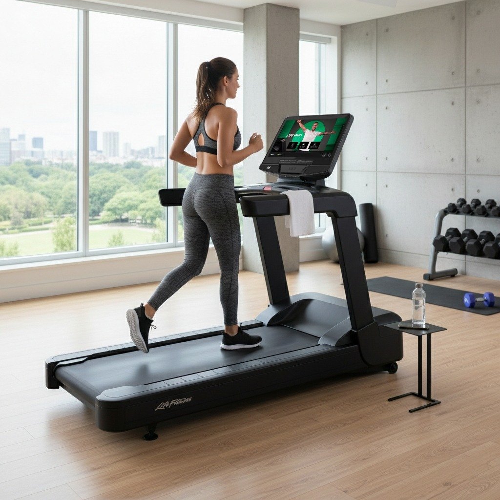 Life Fitness Aspire Treadmill with SE4 24-Inch Console