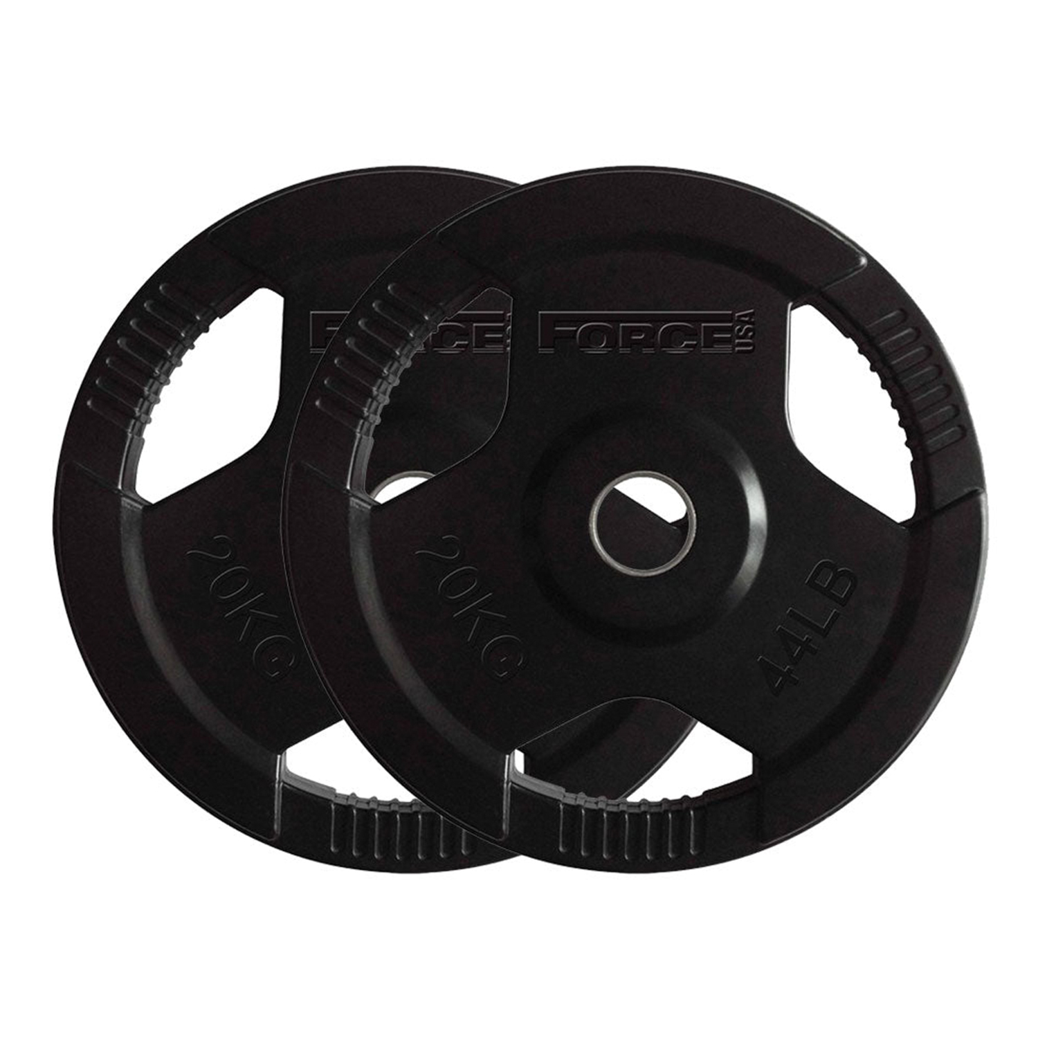 Force USA Rubber Coated Olympic Weight Plate, 20 Kg