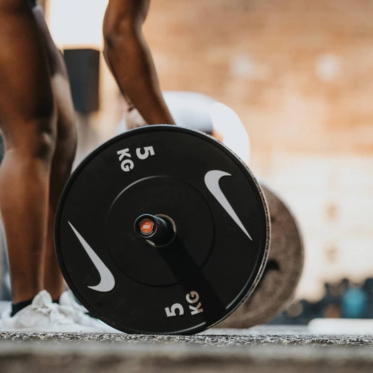 Nike Strength Premium Urethane Weight Plates - Single | Black/White