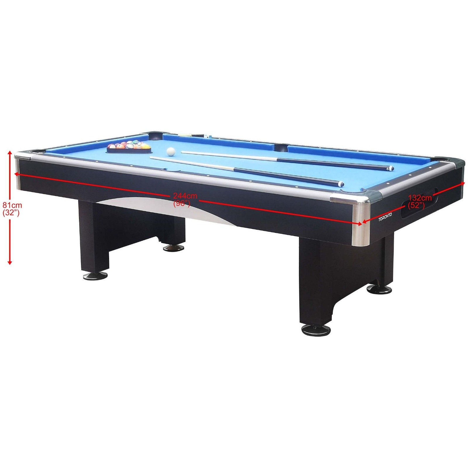 Toronto GP020 Pool/Billiard Table | Blue | 8FT