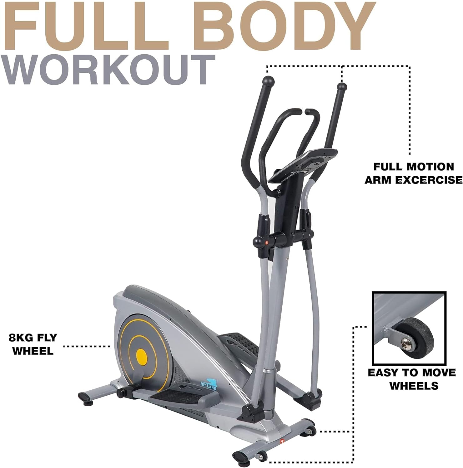 Sky Elliptical Cross Trainer/ Home use