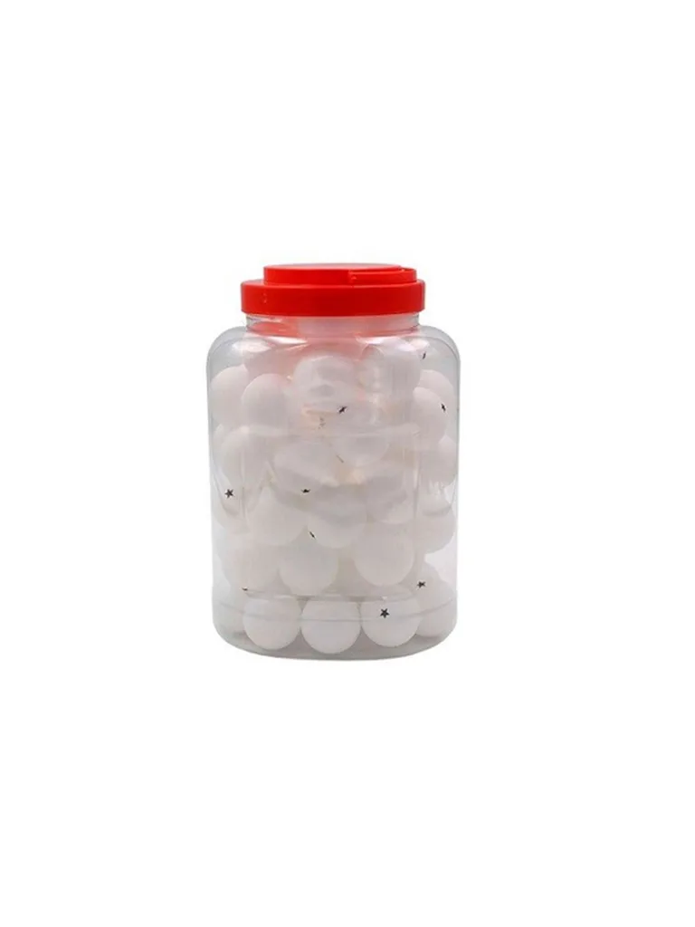 Knightshot Table Tennis Ball 60 Pcs Bottle | White Abs