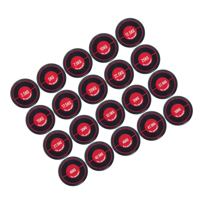 TA Sports Premium Round Dumbbell Set 2.5KG - 50KG