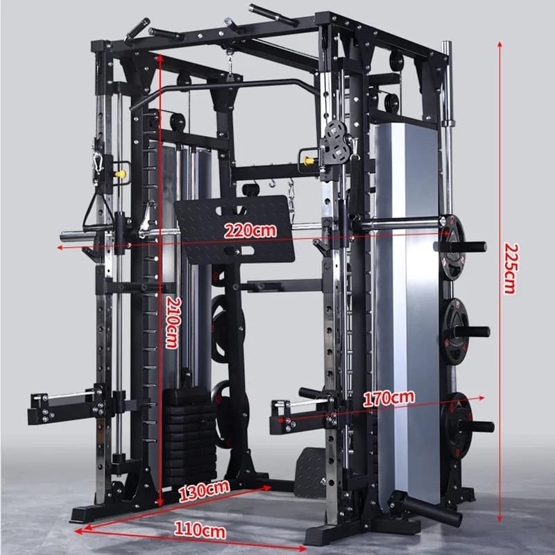 MIRACLE FITNESS ALL-IN-ONE SMITH FUNCTIONAL TRAINER HD137