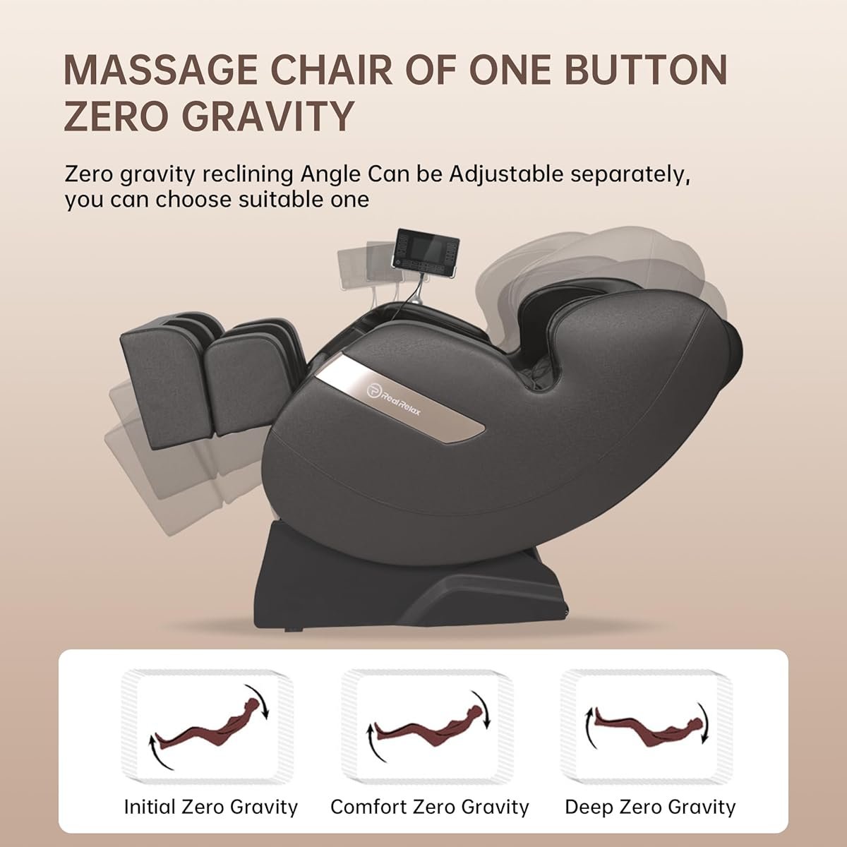 Real Relax PS6000 Massage Chair Zero Gravity Dual-core S Track