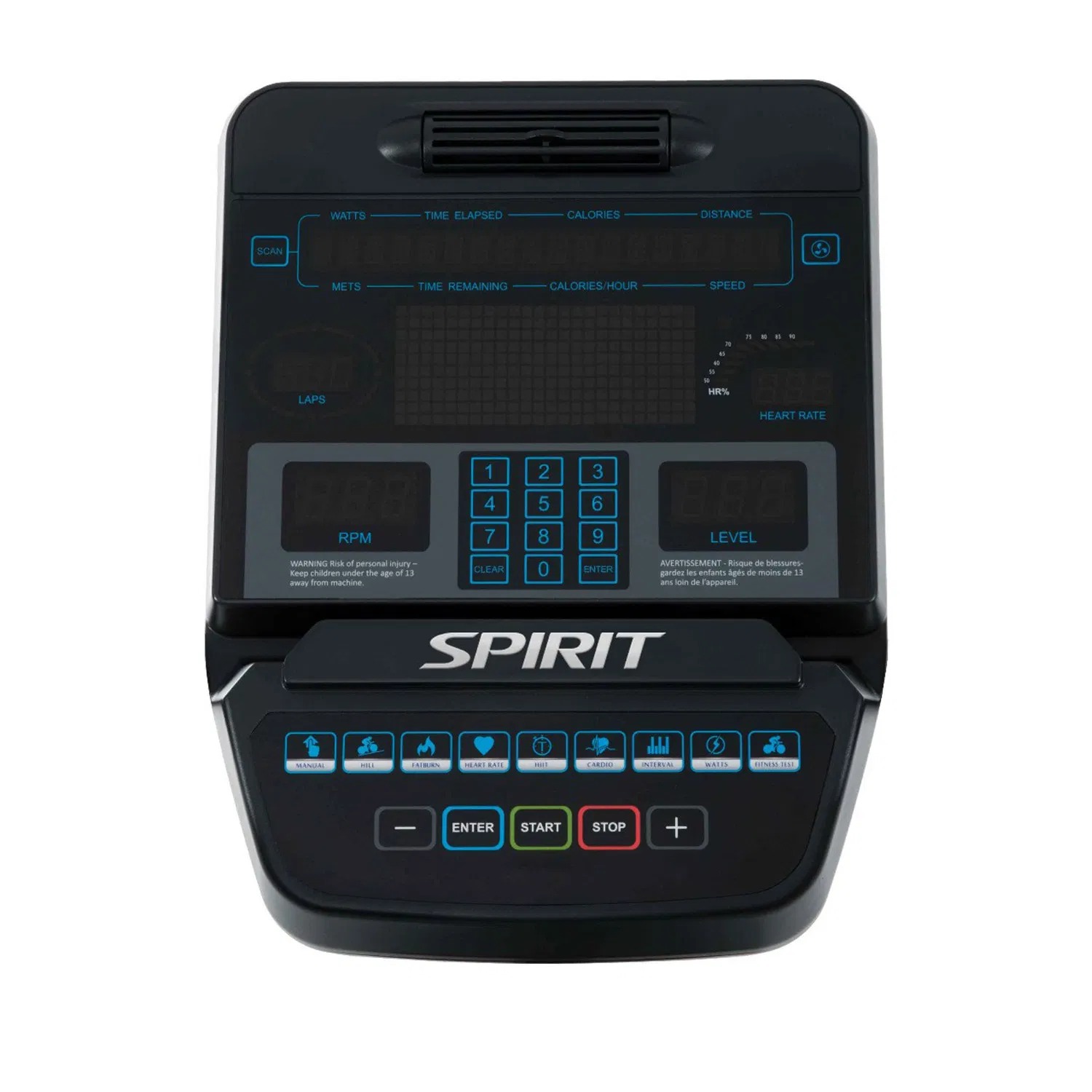 Spirit Fitness CU900 Commercial Upright Bike