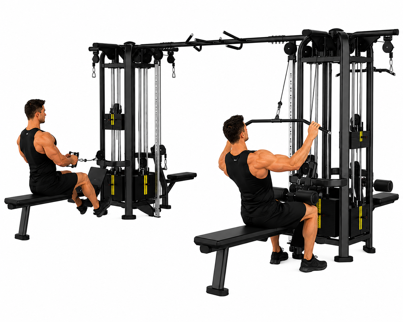 Body Strong 8 Station Multi Cross Over Machine L1092 | Commercial Functional