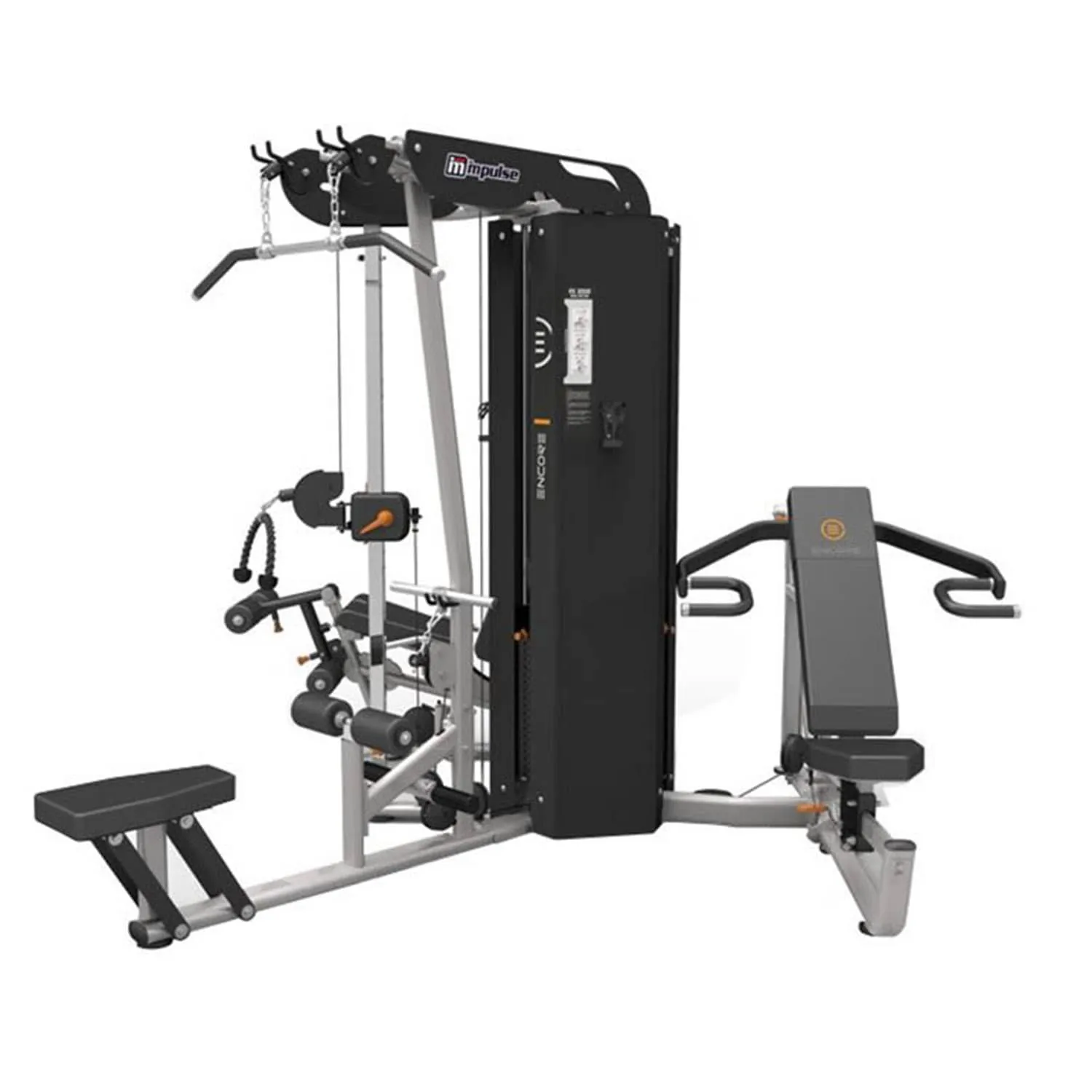 Impulse Fitness 3 Station Gym ES3000+ES3000OPT Hi-Lo Opt 200 x 3