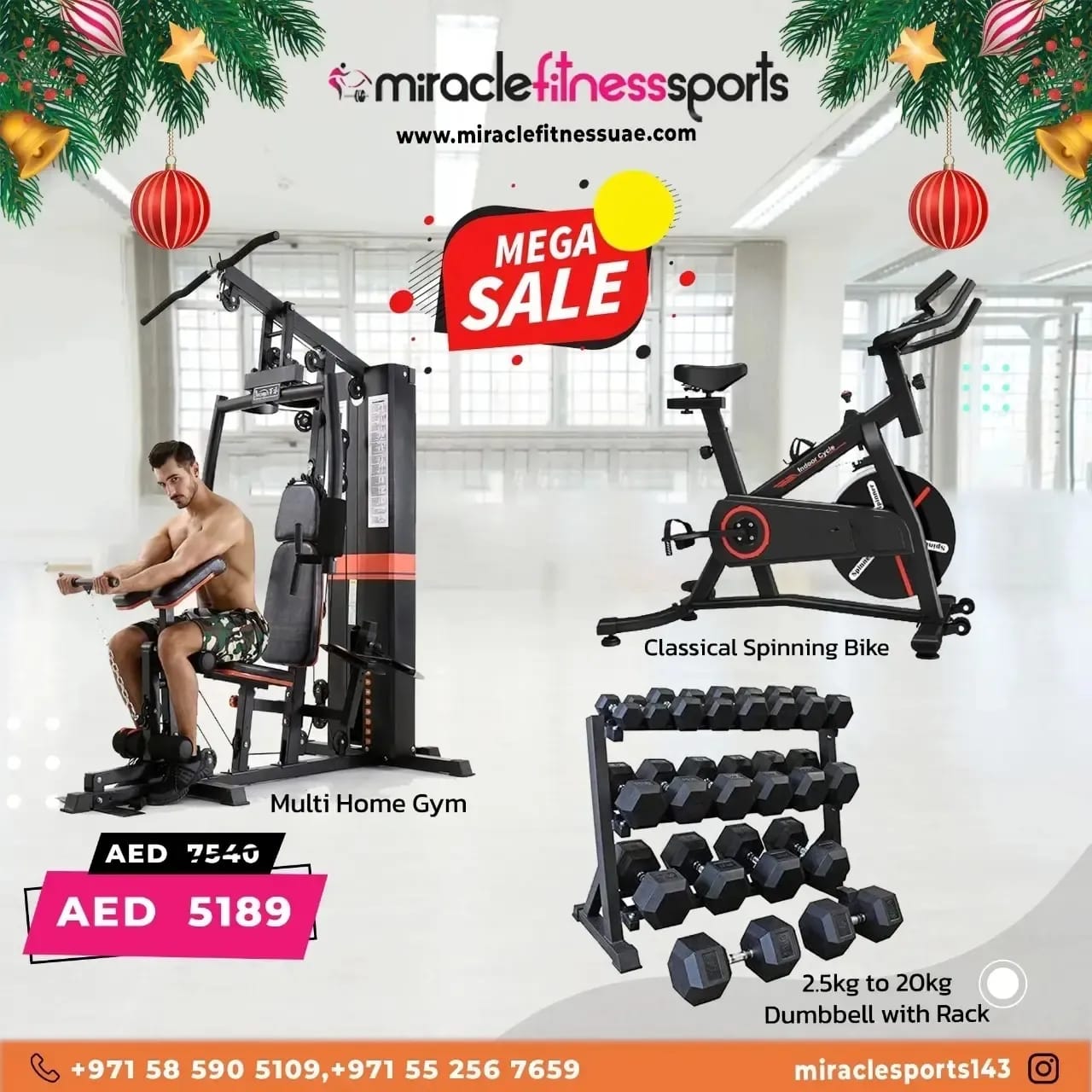 Home Gym Equipment Package for Sale