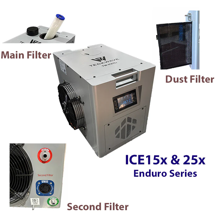 Teckwave Barrel Ice Bath & Cold Plunge with Chiller & Filtration