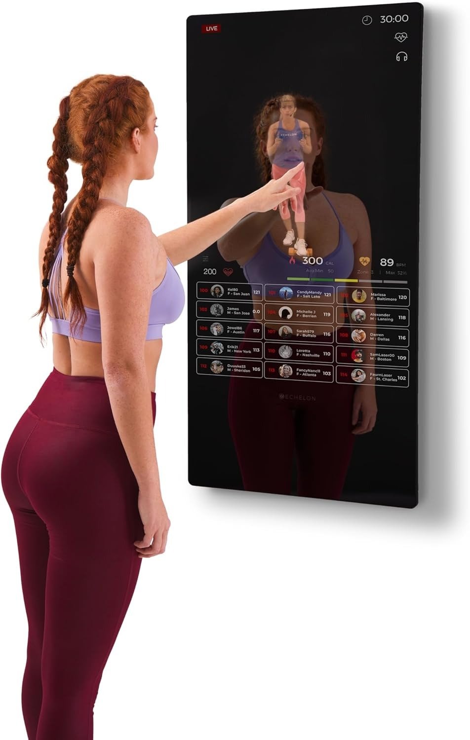 Echelon Reflect Touch Smart Fitness Mirror 50"