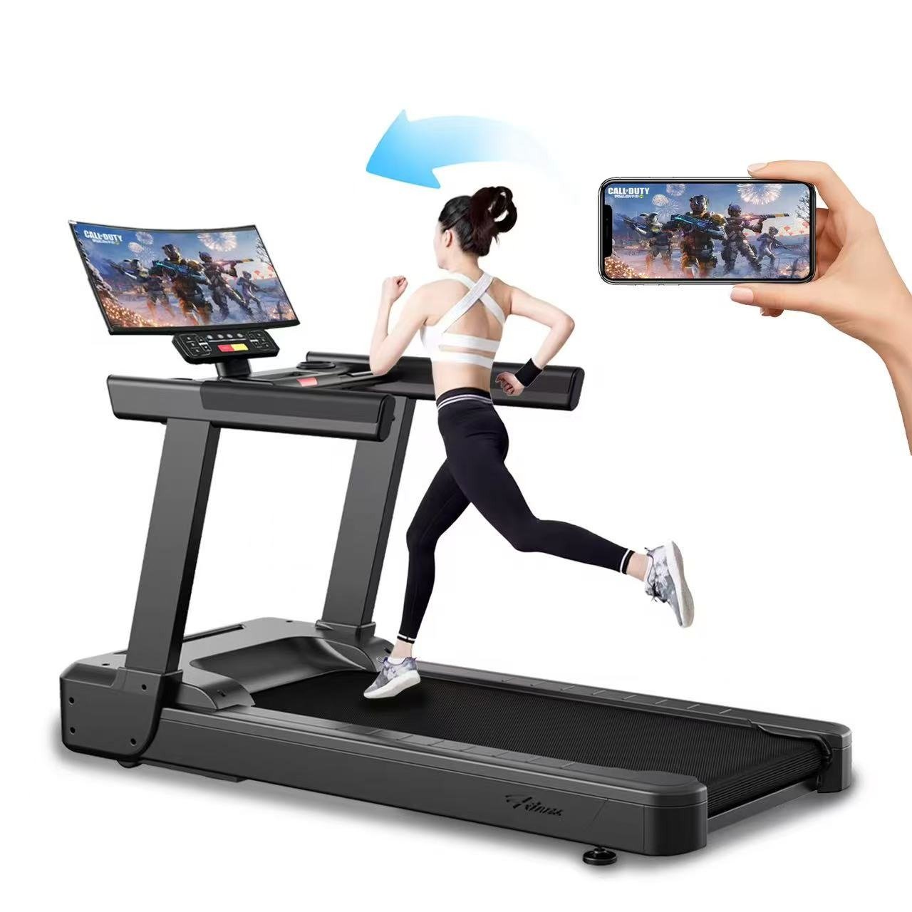 Body Strong Commercial Treadmill Mirror Screen LZX-L30T