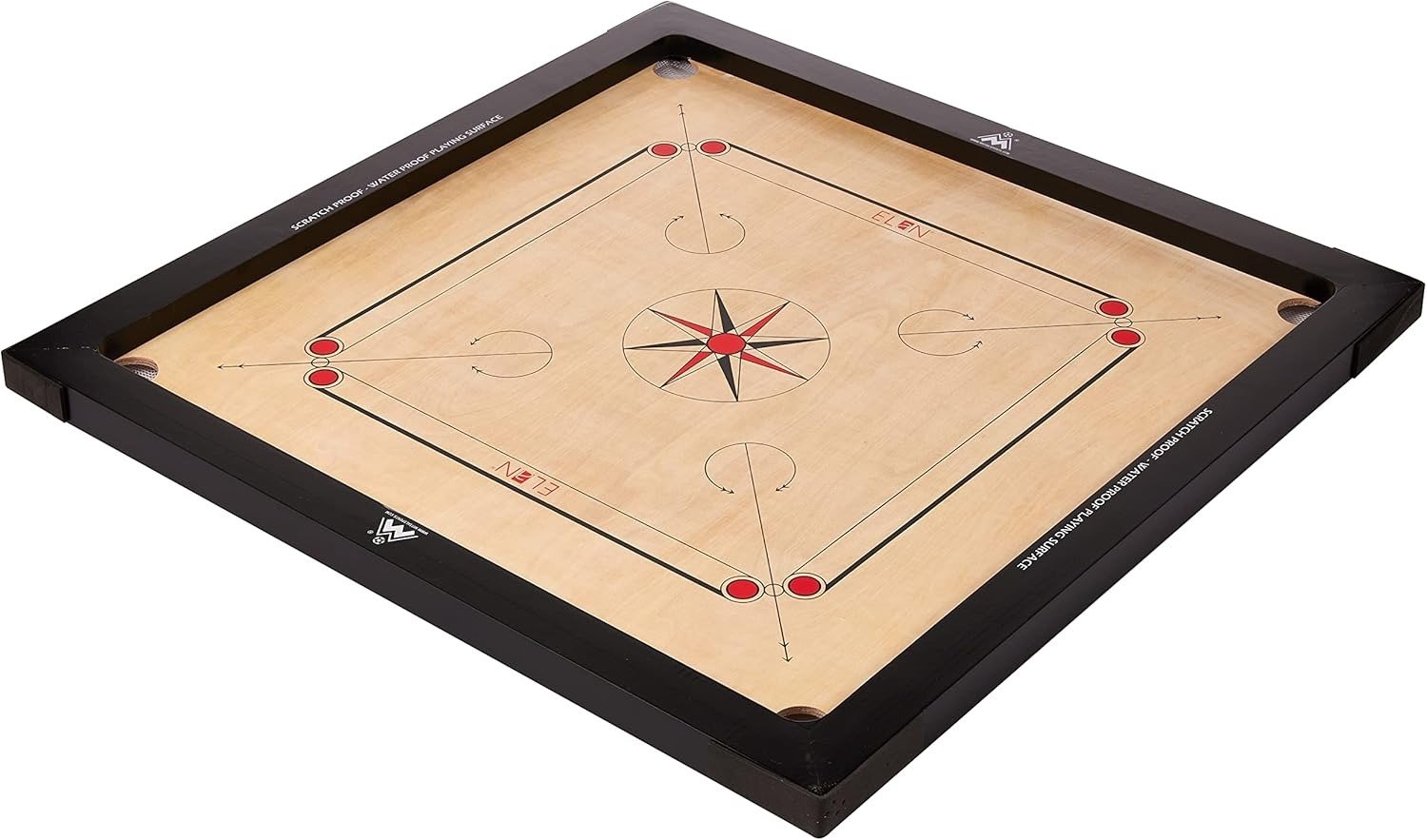 Miracle Fitness Carrom Board with Wooden coins (30Ã—30"),
