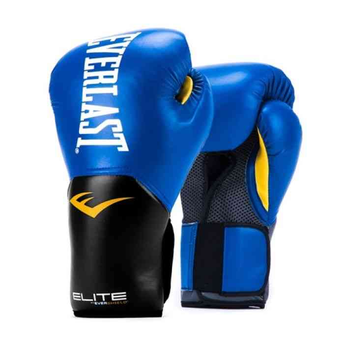 Everlast 8 Oz Pro Style Elite Training Gloves, Blue