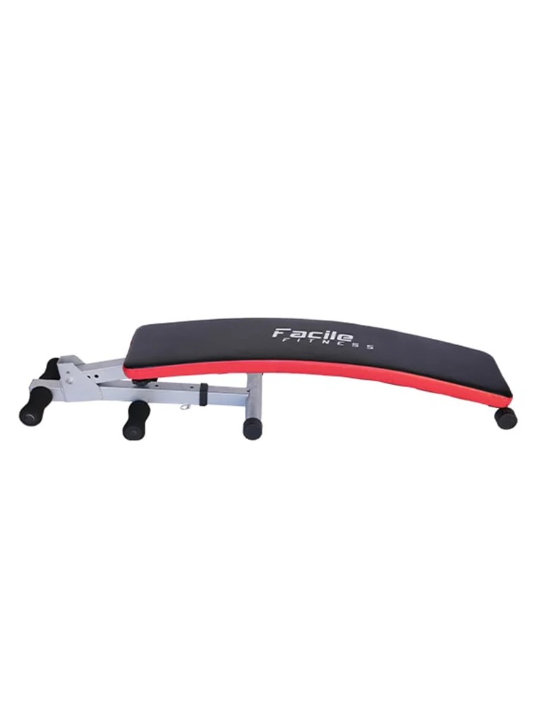 Knightshot Facile Deluxe Sit-Up Bench, Black | Main Tube 50 x 50 x 1.5mm