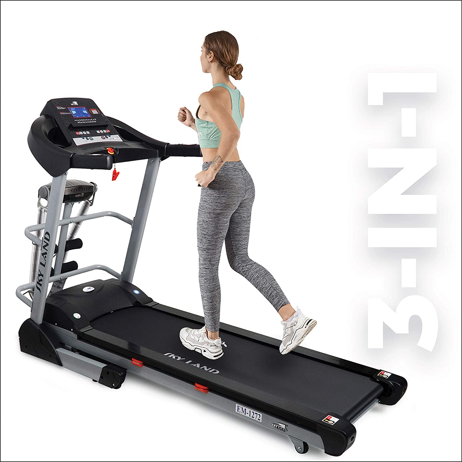 MIRACLE FITNESS MOTORIZED TREADMILL WITH MASSAGER + BLUETOOTH SPEAKER
