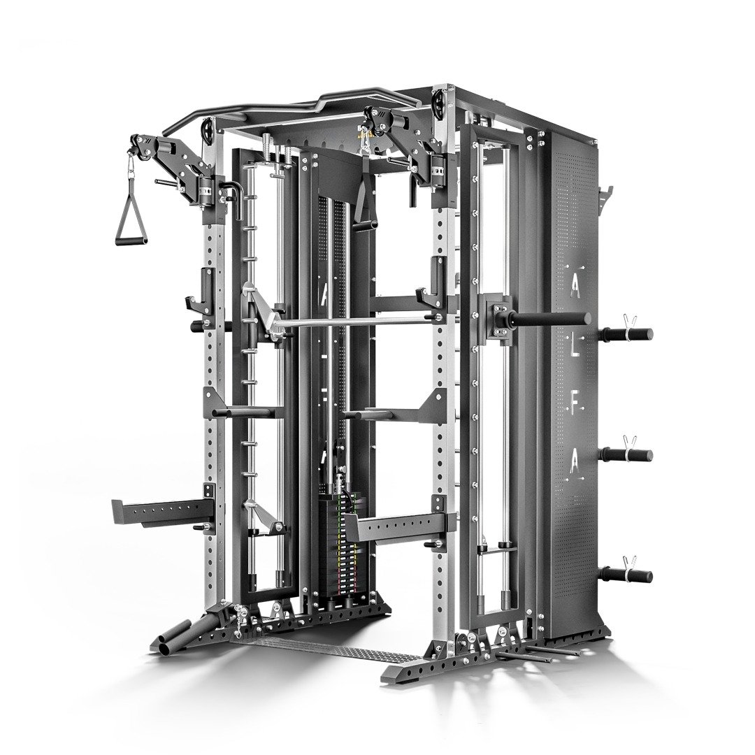 BruteForce ALFA-CUT All-In-One Smith Functional Trainer With Converging Smith