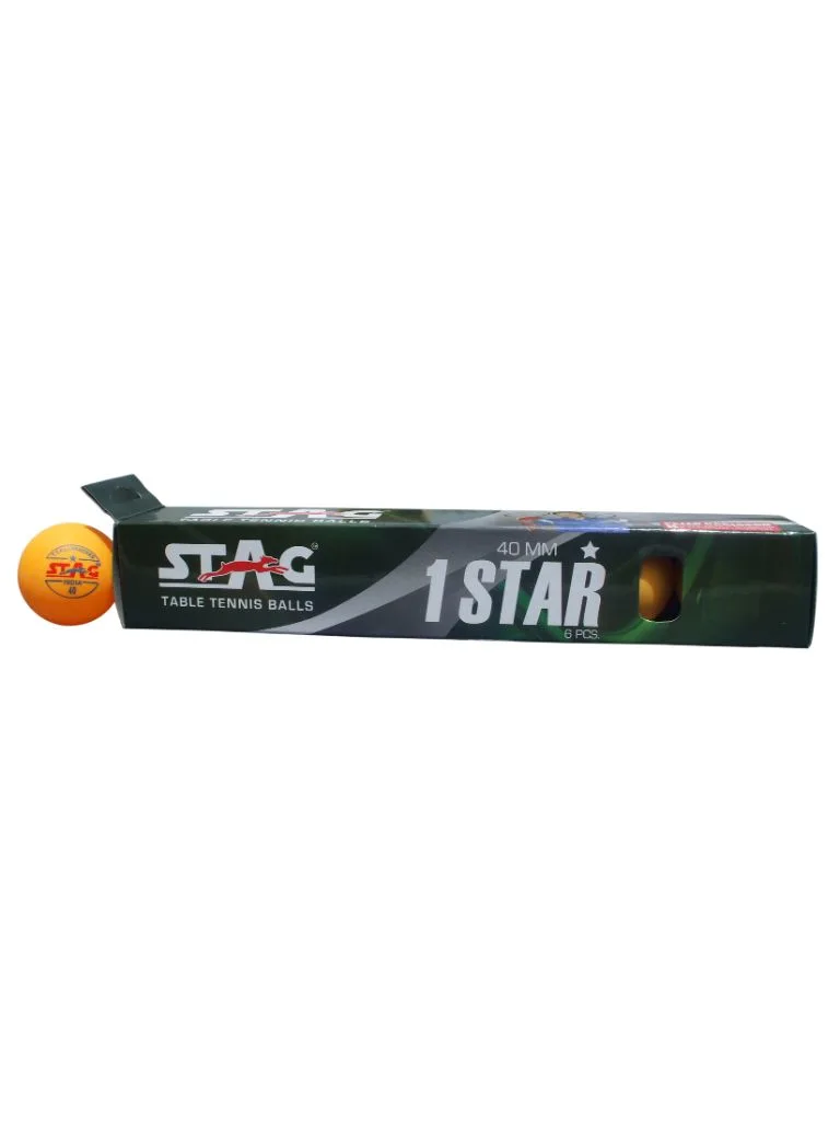 Stag Table Tennis Ball One Star - Pack Of 12