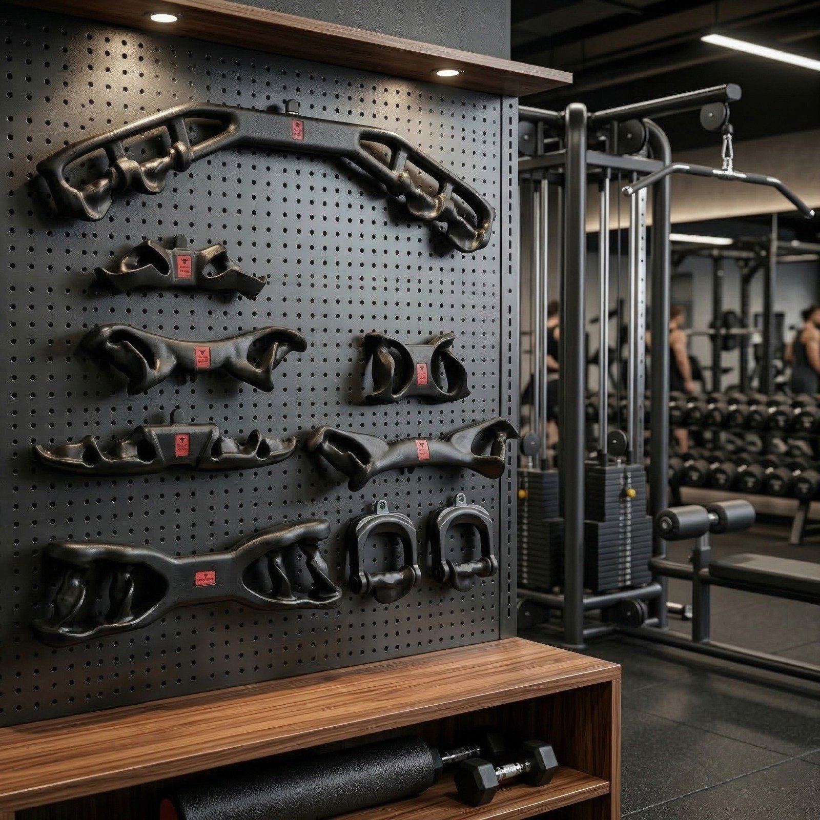 Miracle Fitness Multi-Grip Cable Handle Set (Lat & Row Attachments) – Without Stand