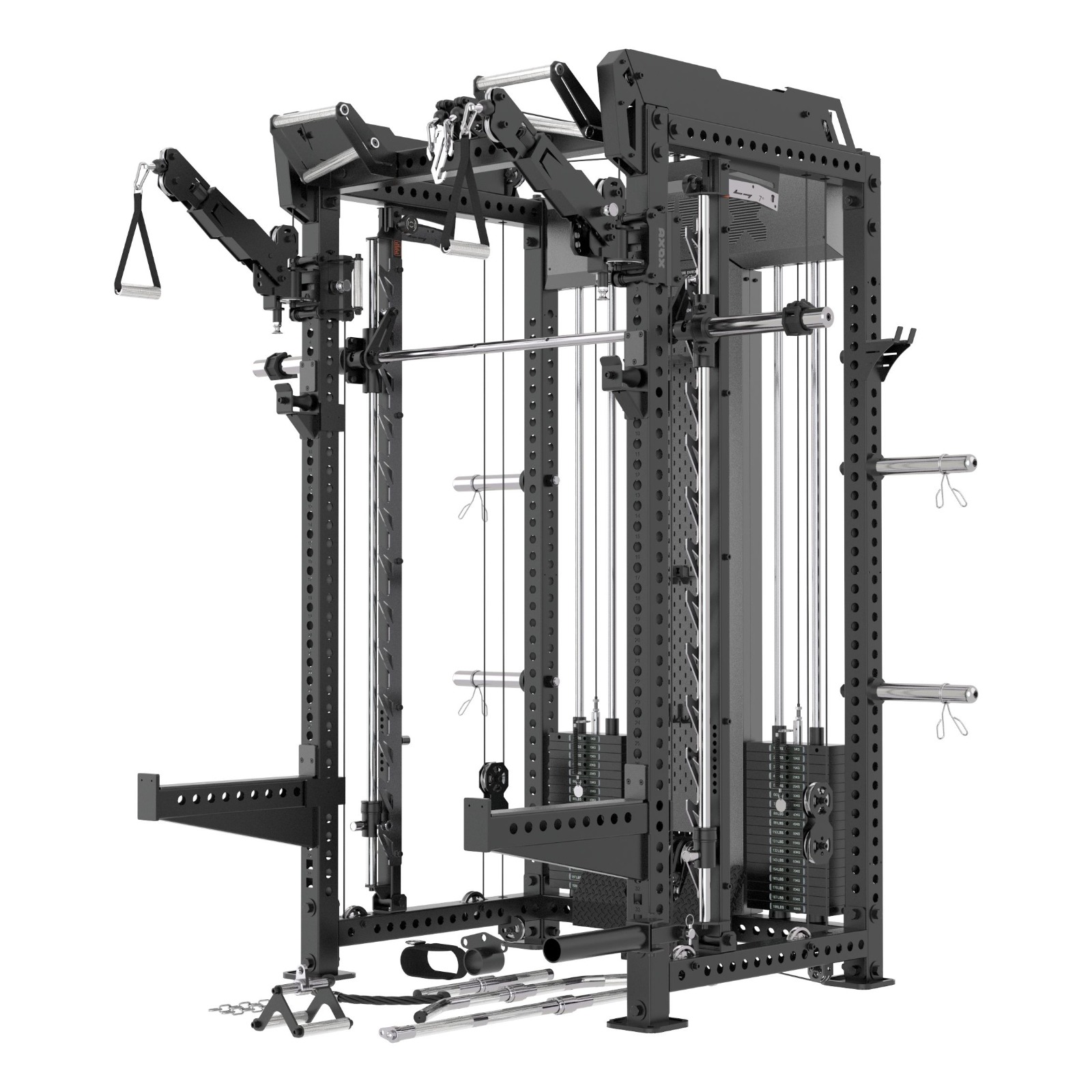 Axox Fitness R7 Pro Functional Trainer with Adjustable Bench