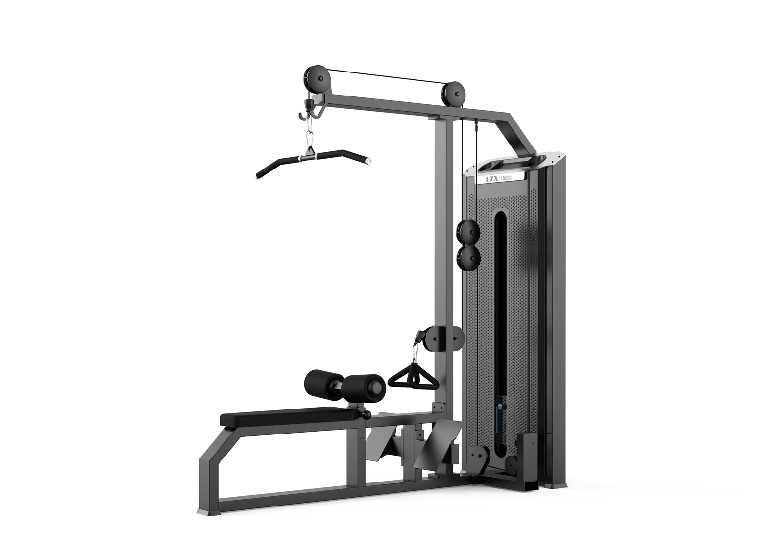 Body Strong Lat Pull Down / Seated Row Machine V1055