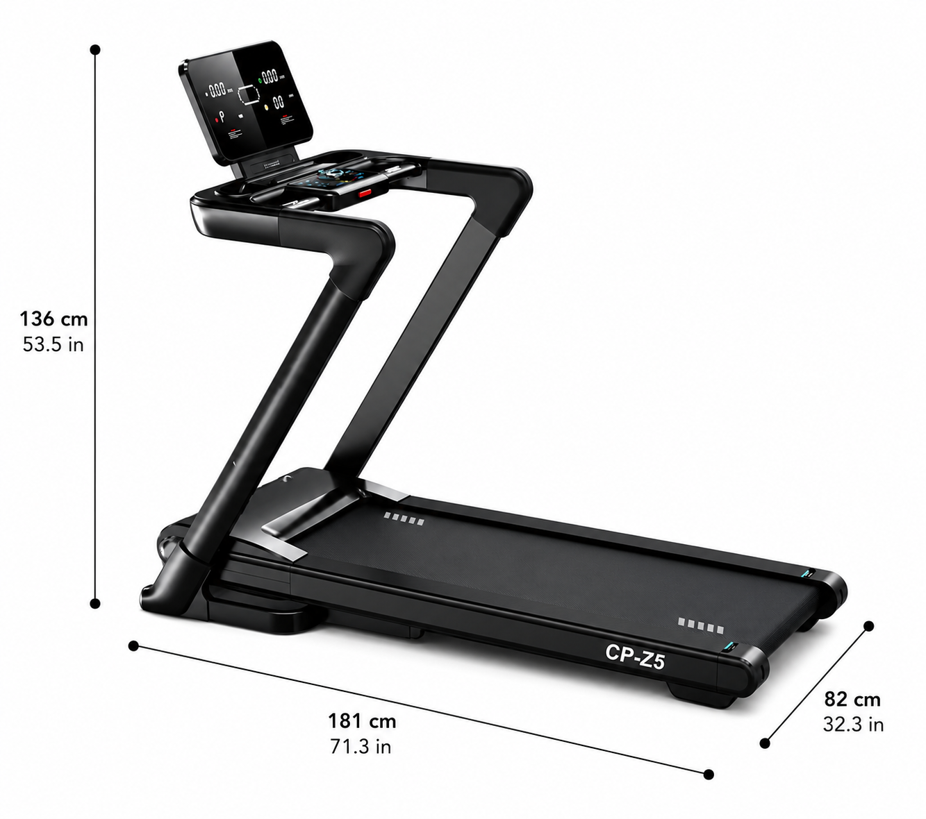Miracle Fitness Smart Run Treadmill CP-5450 / 3.HP