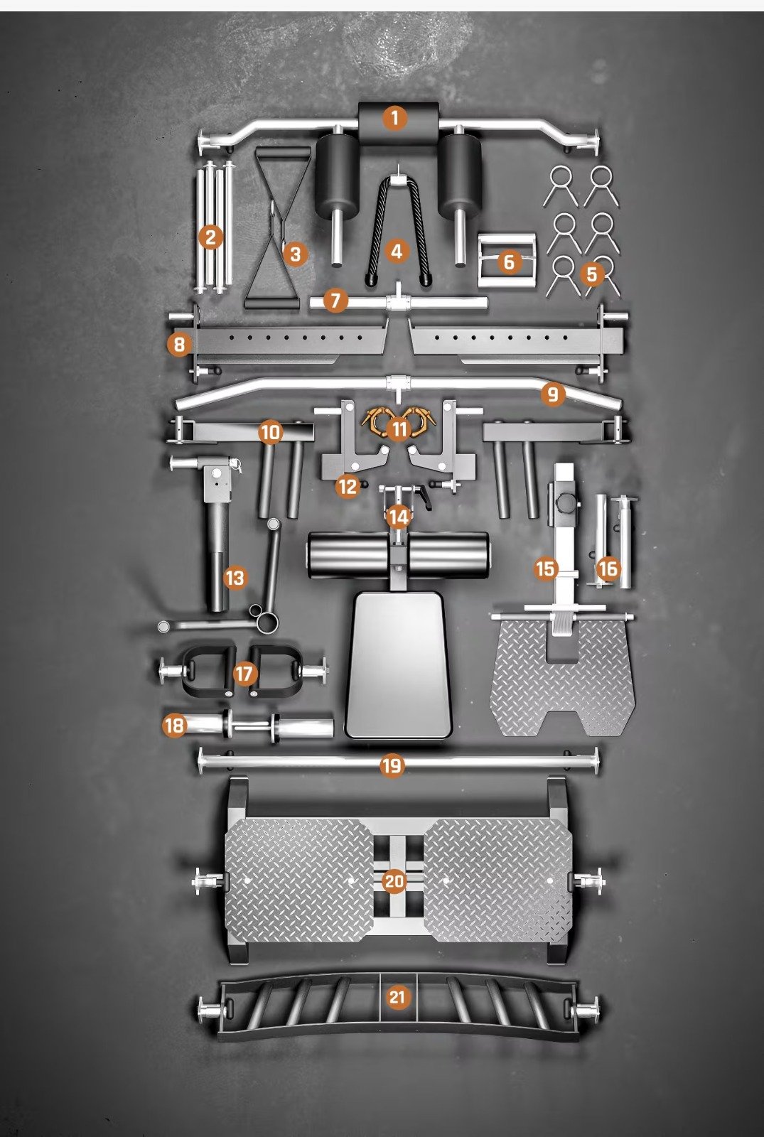 BruteForce ALFA All-In-One Functional Trainer With Converging Smith