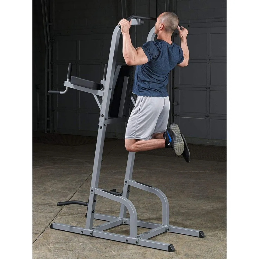 Body Solid GVKR82 Knee Raise Dip Pull Up Power Rack