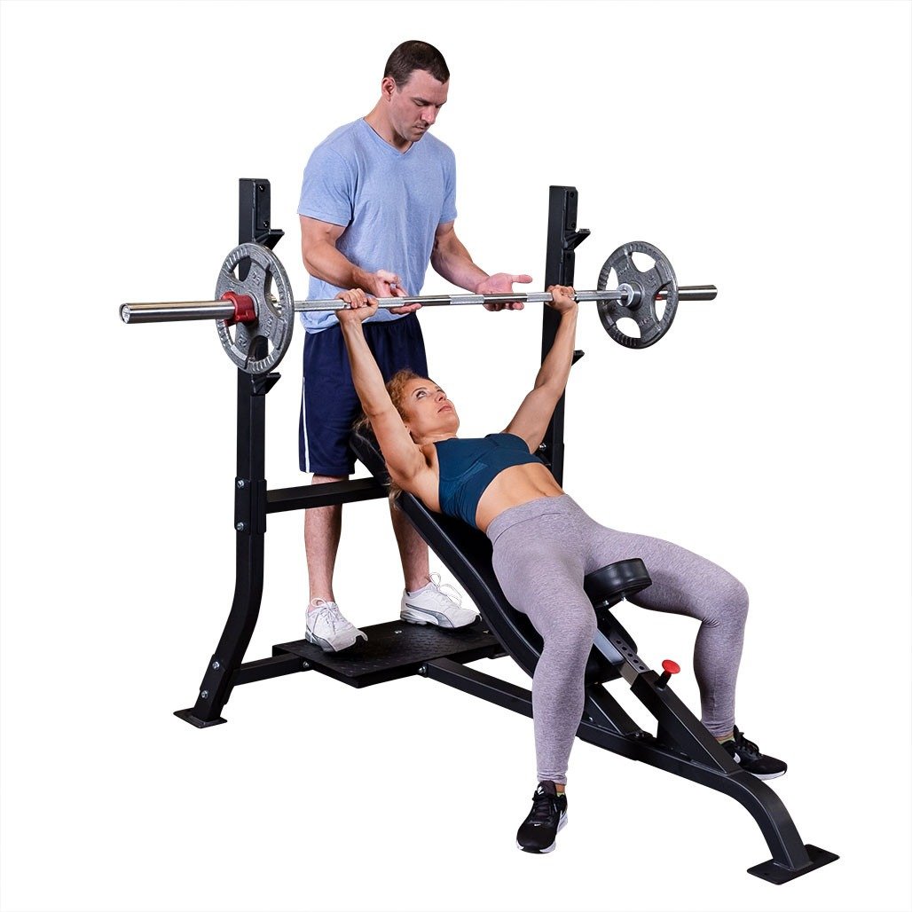 Body Solid Pro Clubline Incline Olympic Bench SOIB250