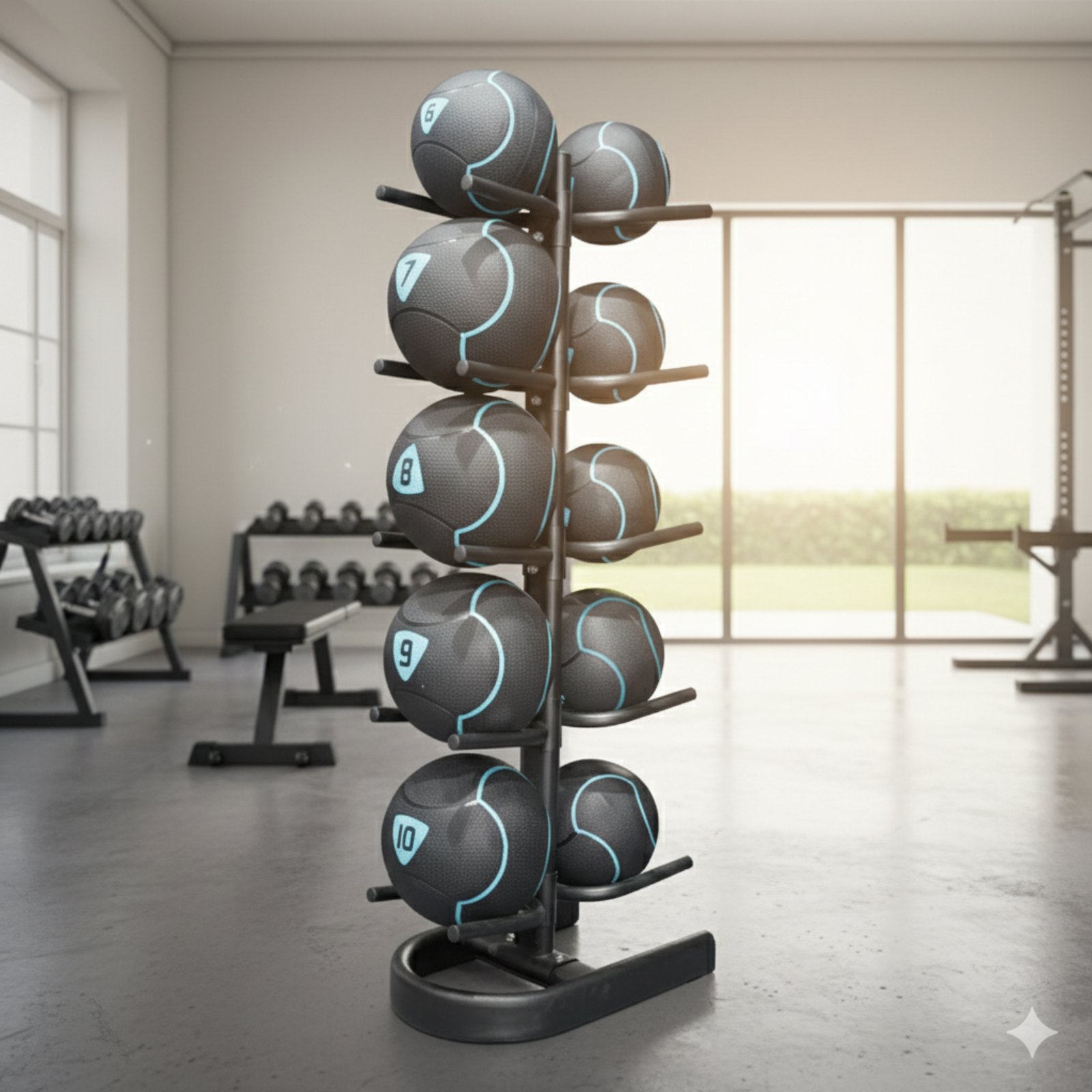 Exercise Ball Rack