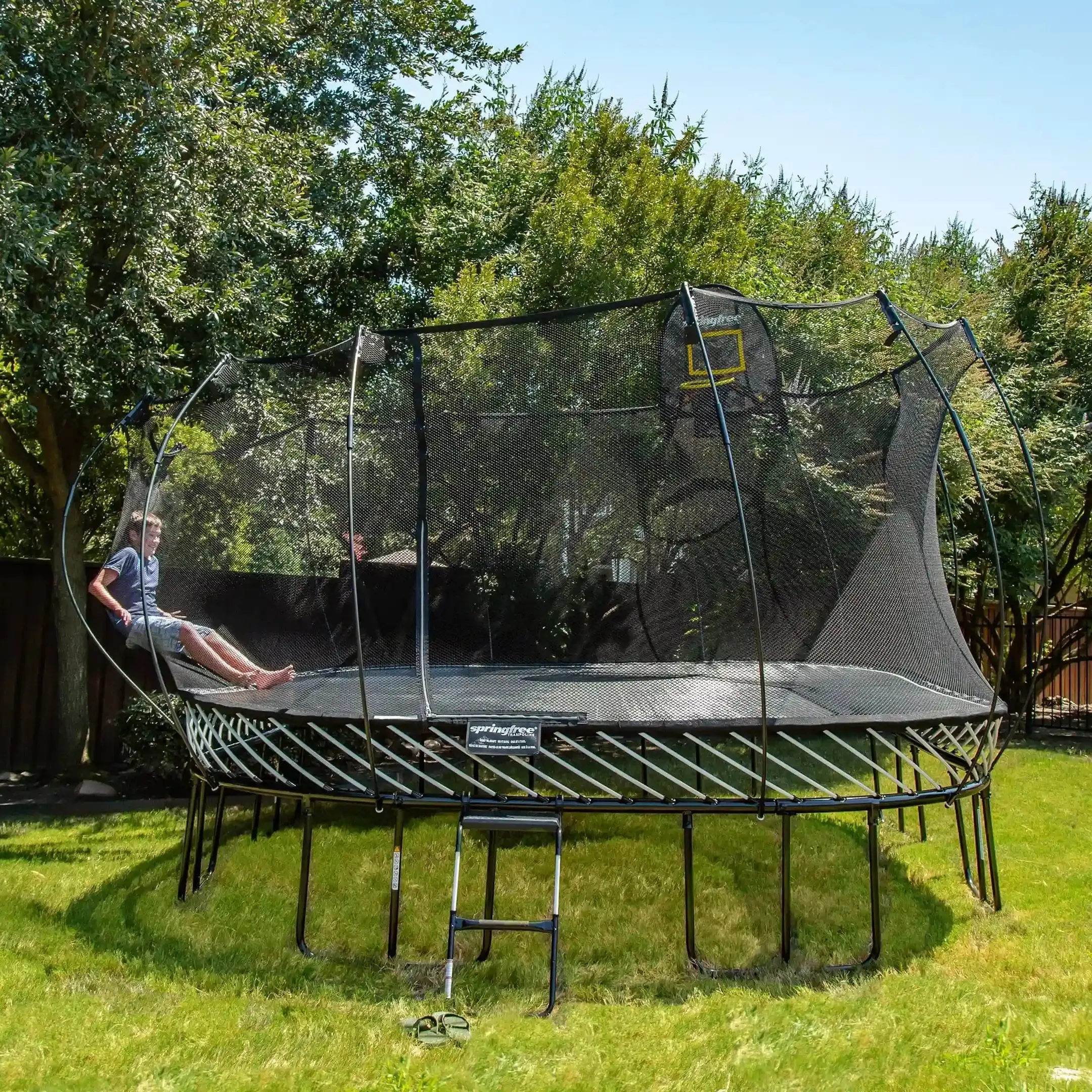 Springfree S155 Jumbo-Square Outdoor Trampoline | 13 FT