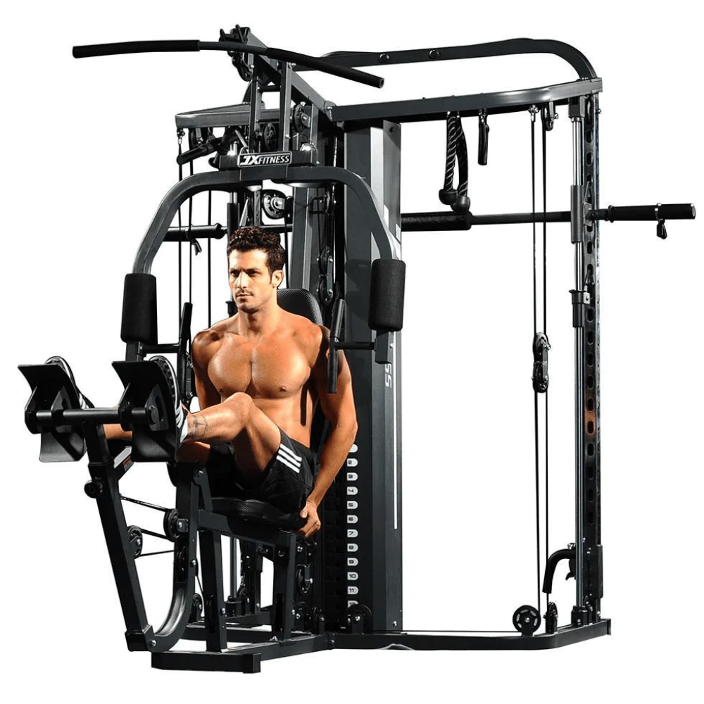 JX FITNESS MULTI GYM WITH SMITH JX925 138LBS (63KG) STACK WEIGHTS