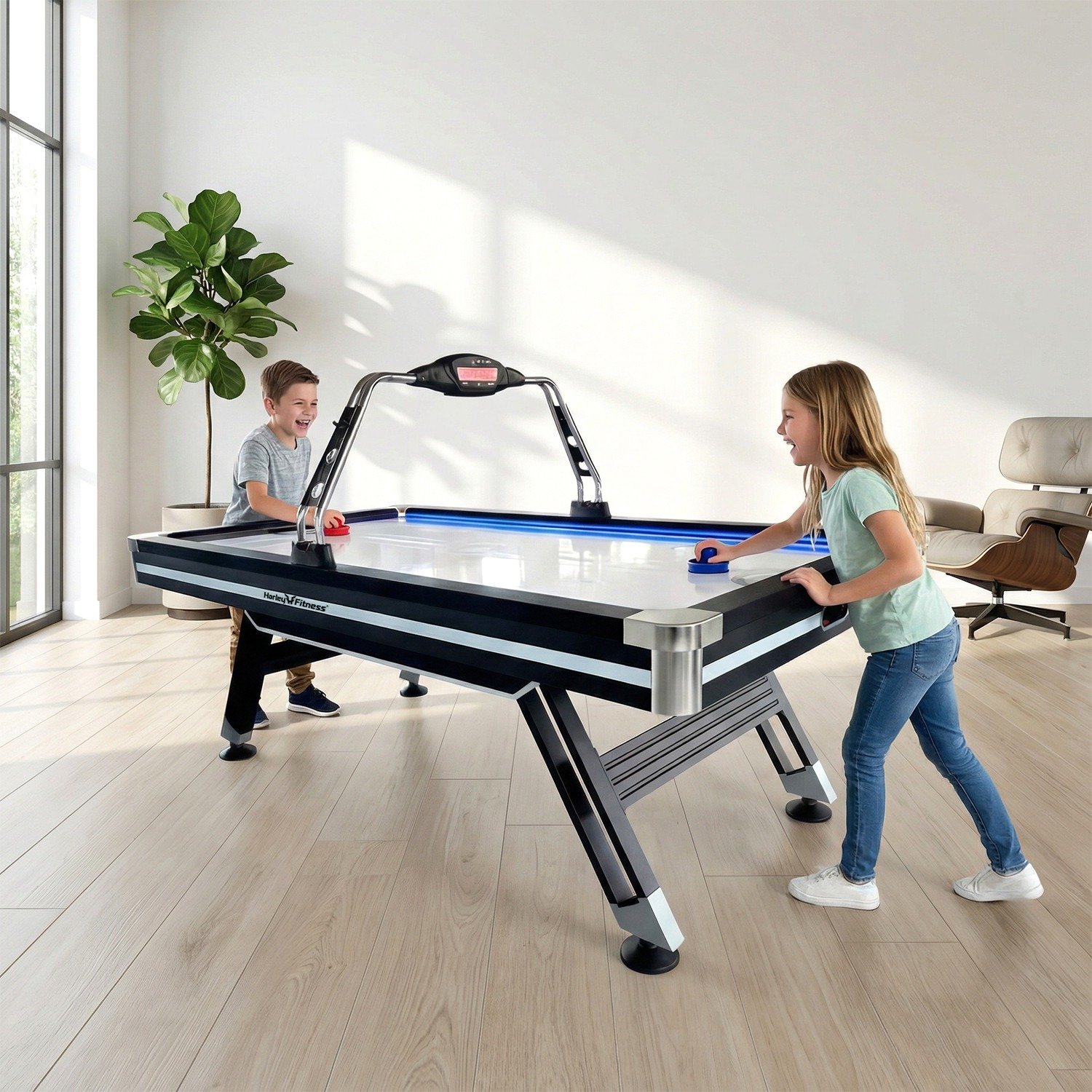 Miracle Fitness AeroStrike 7.5FT Air Hockey Table