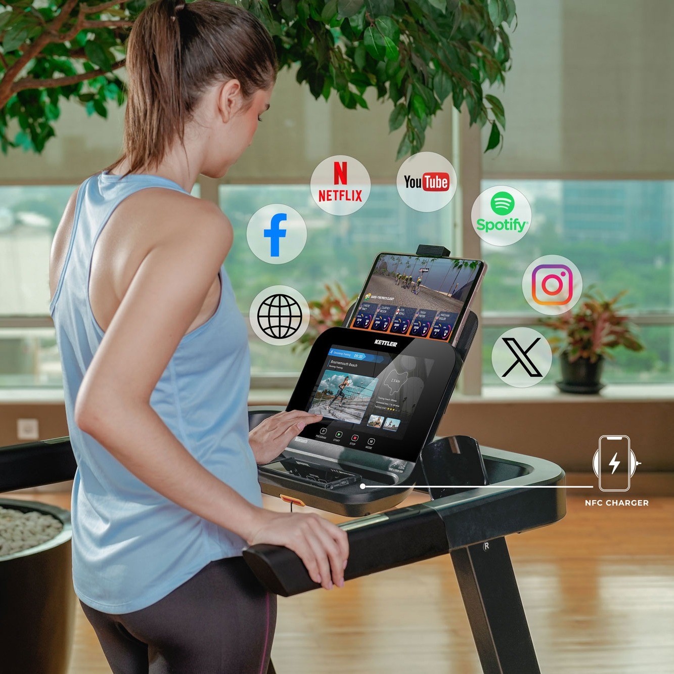 Kettler Axos Dortmund I3 Treadmill - Brand New