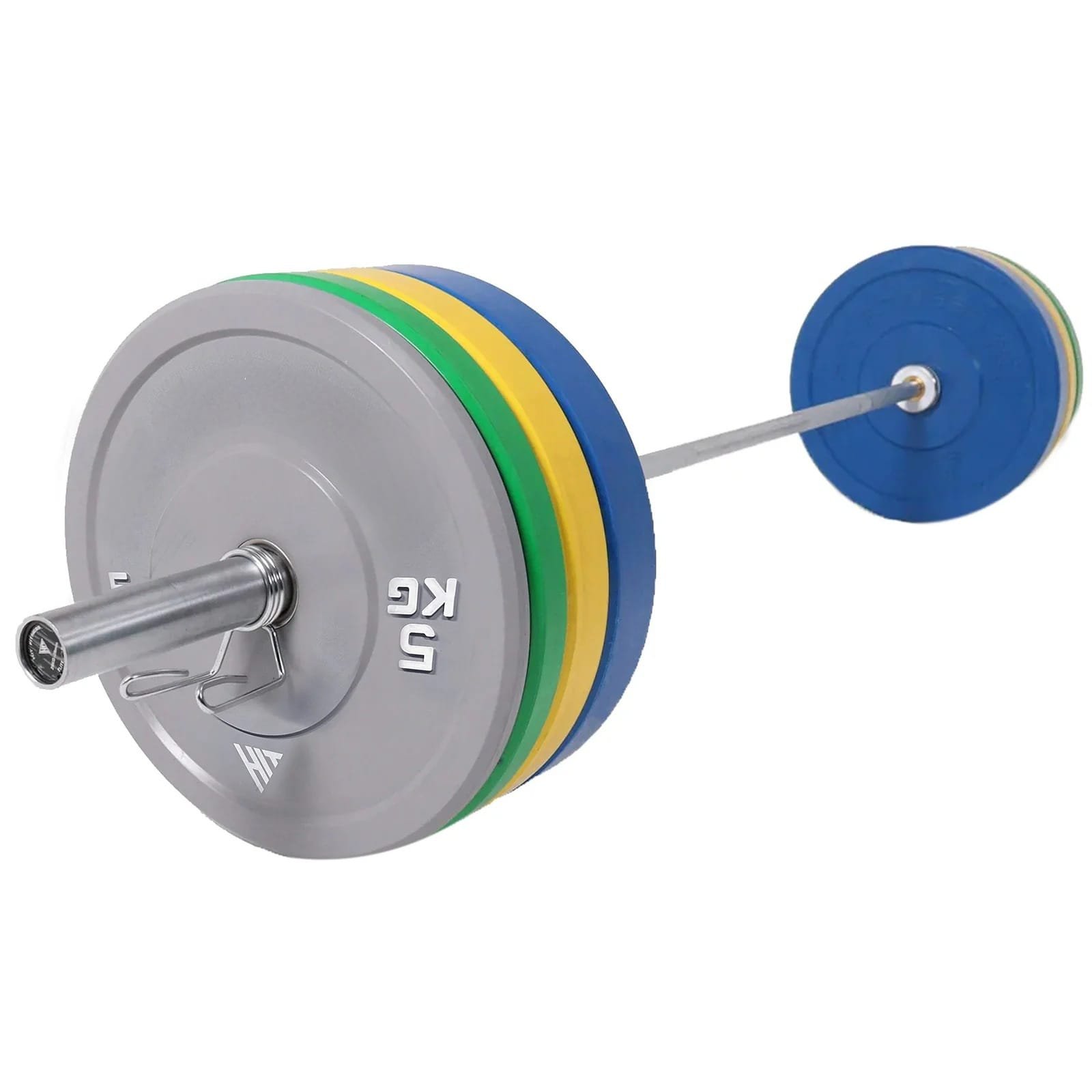 Miracle Fitness Premium Color Bumper Plate Set - 100 Kg
